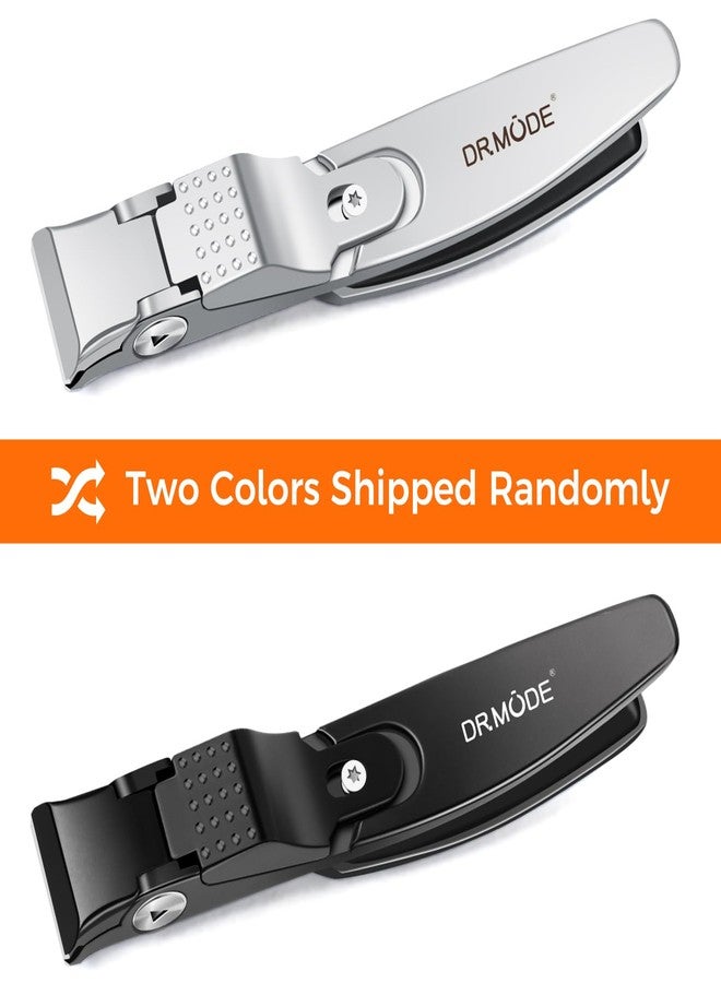 درمود مقص أظافر مستقيم للرجال، مقص أظافر قدم ألماني مريح مقاس 18 مم للأظافر السميكة لكبار السن ذوي الفك العريض، مقص أظافر طويل المقبض ذو حافة حادة للبالغين مع مبرد، هدية للرجال - Image 4